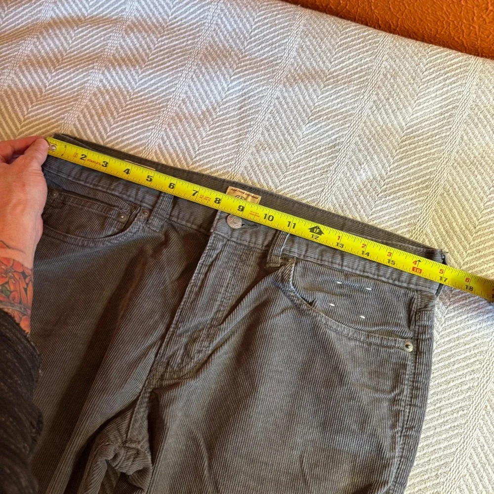 Men's J Crew Corduroy Slim Fit Style 484 Pants,‎ Gray, Size 32x32